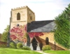 27 - Cradley Church - Watercolour - David Partington.JPG